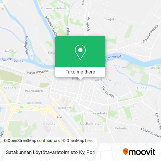 Satakunnan Löytötavaratoimisto Ky map