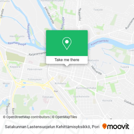 Satakunnan Lastensuojelun Kehittämisyksikkö map