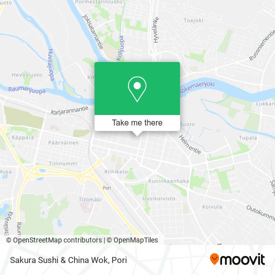 Sakura Sushi & China Wok map