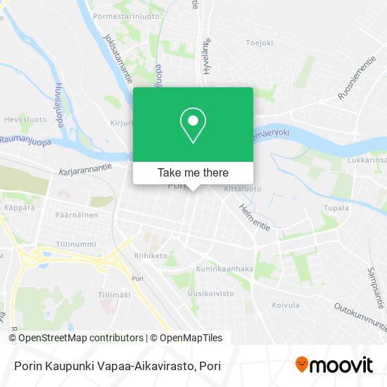 Porin Kaupunki Vapaa-Aikavirasto map