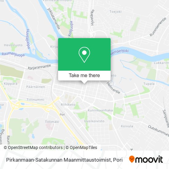 Pirkanmaan-Satakunnan Maanmittaustoimist map