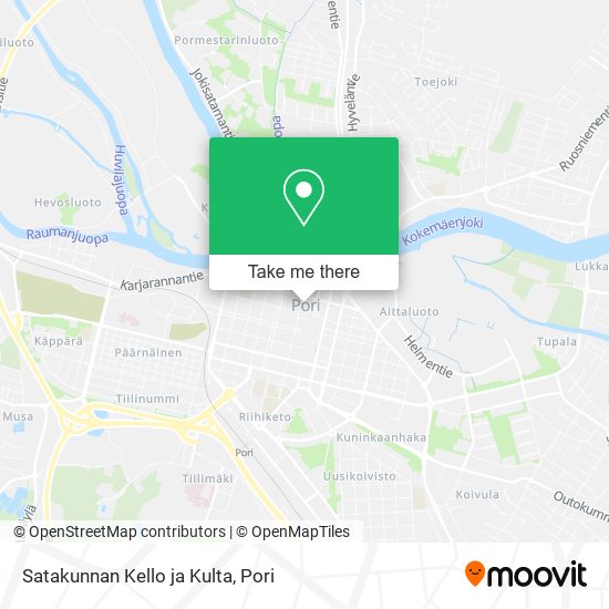 Satakunnan Kello ja Kulta map