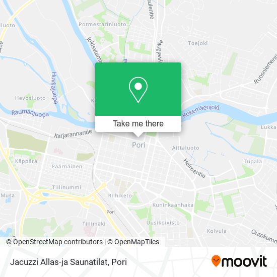 Jacuzzi Allas-ja Saunatilat map