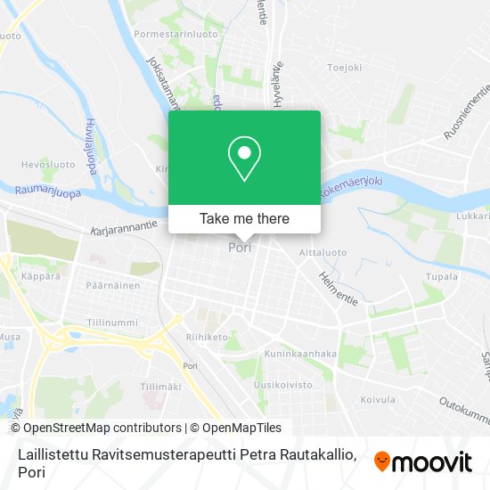 Laillistettu Ravitsemusterapeutti Petra Rautakallio map