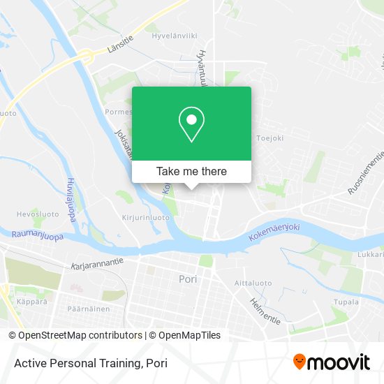 Active Personal Training map