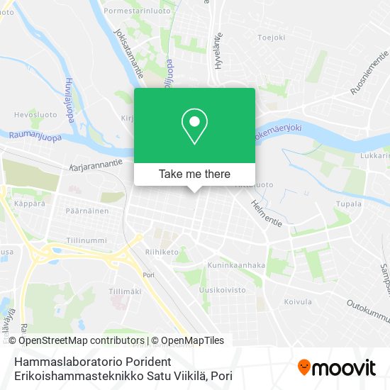 Hammaslaboratorio Porident Erikoishammasteknikko Satu Viikilä map