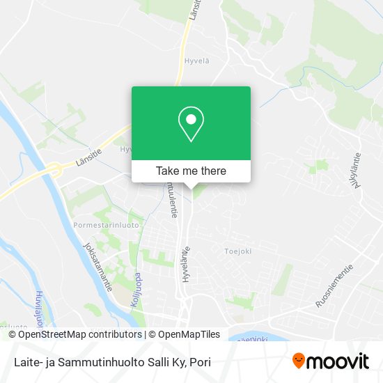 Laite- ja Sammutinhuolto Salli Ky map
