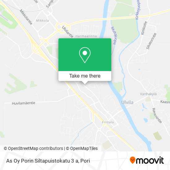 As Oy Porin Siltapuistokatu 3 a map