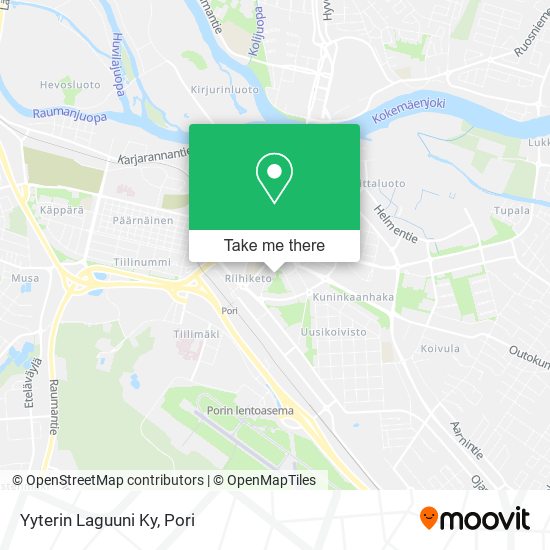 Yyterin Laguuni Ky map