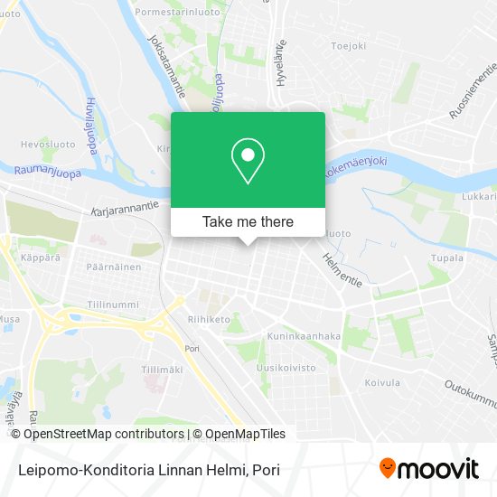 Leipomo-Konditoria Linnan Helmi map