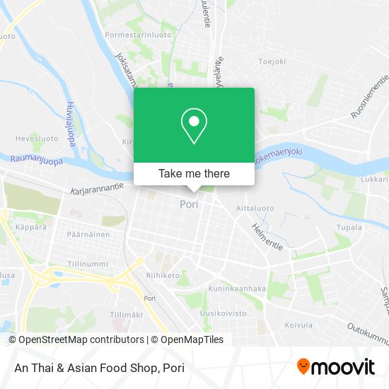 An Thai & Asian Food Shop map