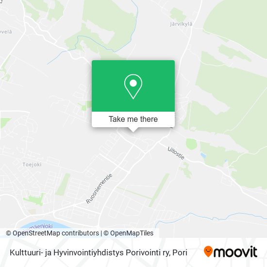 Kulttuuri- ja Hyvinvointiyhdistys Porivointi ry map