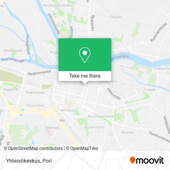Yhteisökeskus map
