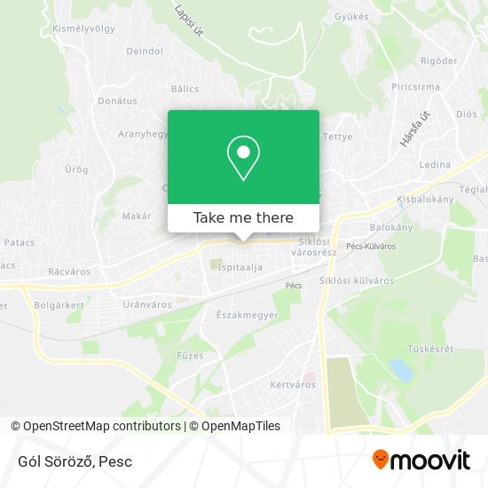 Gól Söröző map