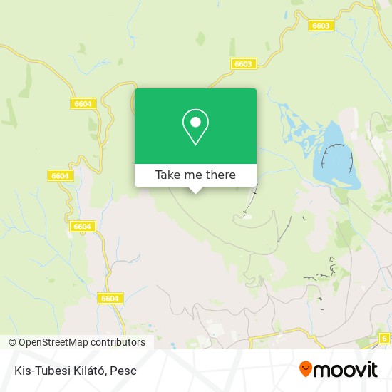 Kis-Tubesi Kilátó map