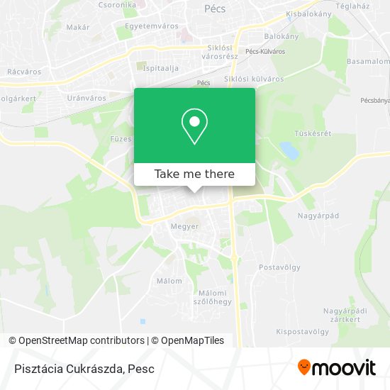 Pisztácia Cukrászda map