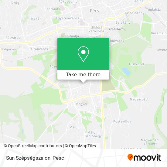 Sun Szépségszalon map