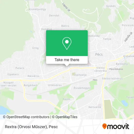 Rextra (Orvosi Műszer) map