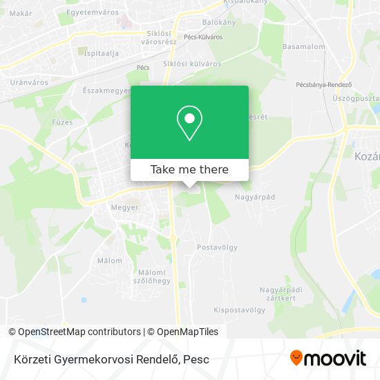Körzeti Gyermekorvosi Rendelő map
