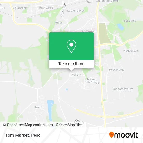 Tom Market map
