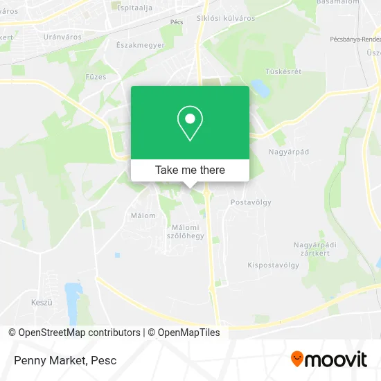 Penny Market map