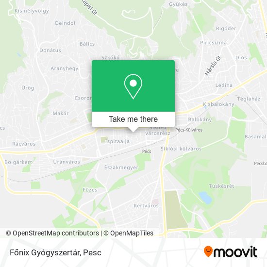 Főnix Gyógyszertár map