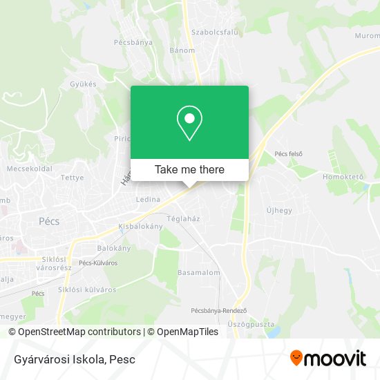 Gyárvárosi Iskola map