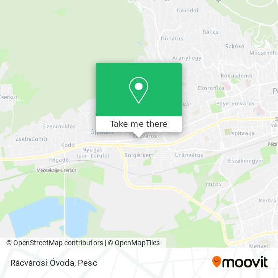 Rácvárosi Óvoda map