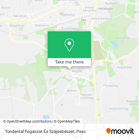 Tündental Fogászat És Szájsebészet map