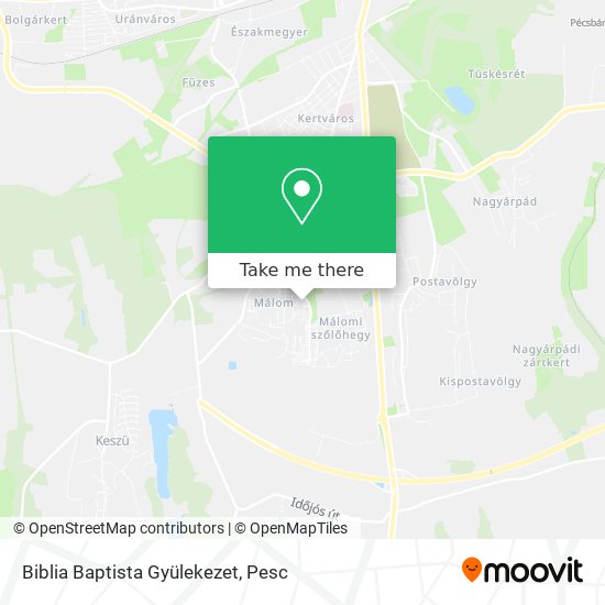 Biblia Baptista Gyülekezet map