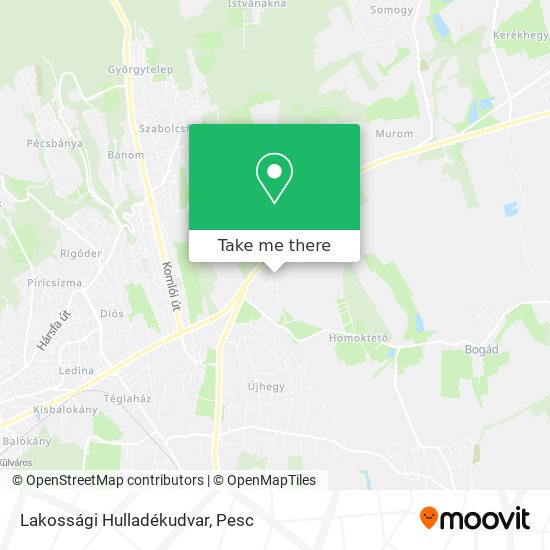 Lakossági Hulladékudvar map
