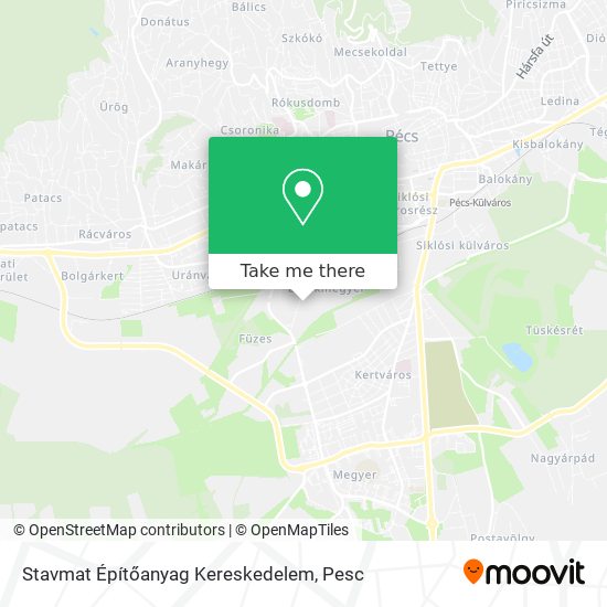 Stavmat Építőanyag Kereskedelem map