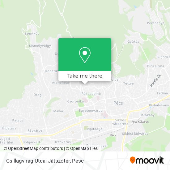 Csillagvirág Utcai Játszótér map