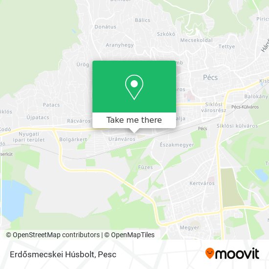 Erdősmecskei Húsbolt map