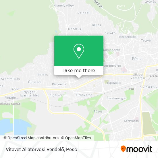 Vitavet Állatorvosi Rendelő map