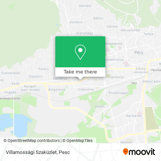 Villamossági Szaküzlet map