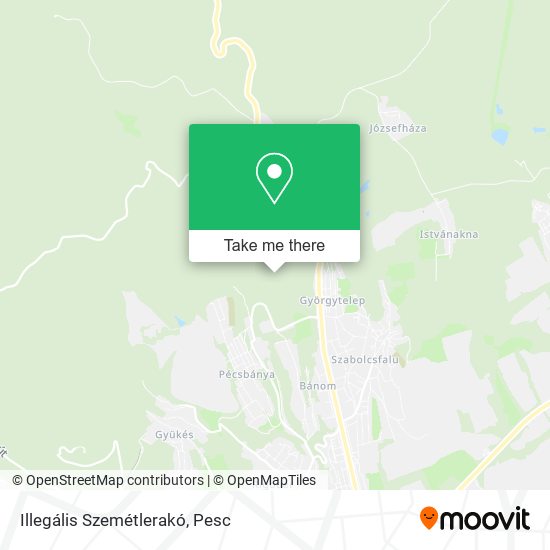 Illegális Szemétlerakó map