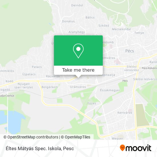 Éltes Mátyás Spec. Iskola map
