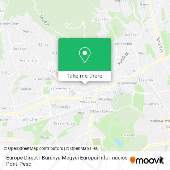 Europe Direct | Baranya Megyei Európai Információs Pont map
