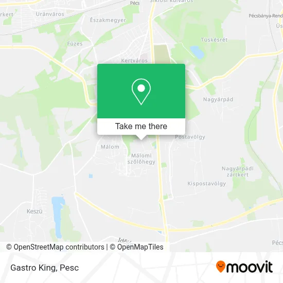 Gastro King map