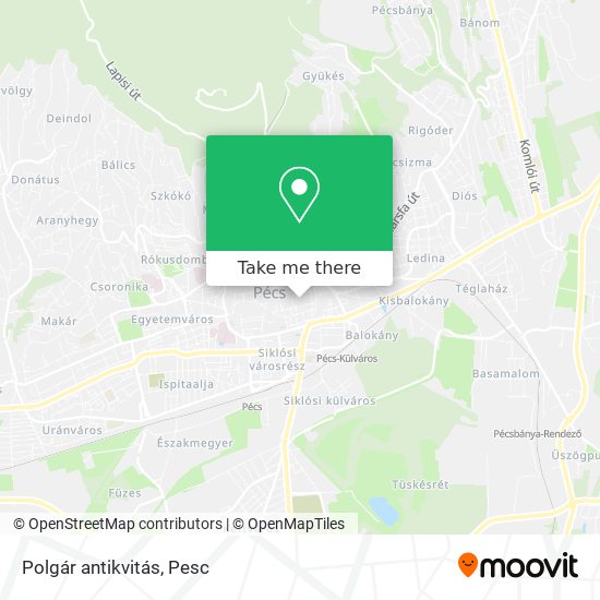 Polgár antikvitás map