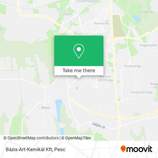 Bázis-Art-Kemikál Kft map