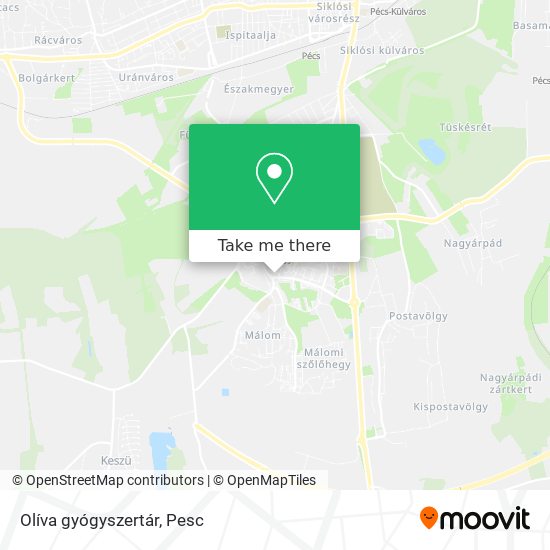 Olíva gyógyszertár map