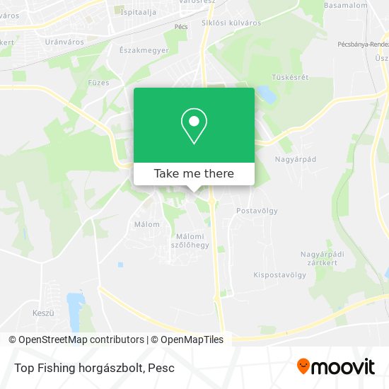 Top Fishing horgászbolt map