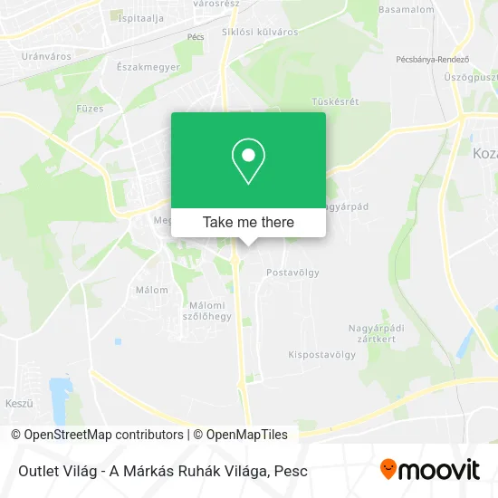 Outlet Világ - A Márkás Ruhák Világa map