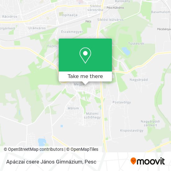 Apáczai csere János Gimnázium map