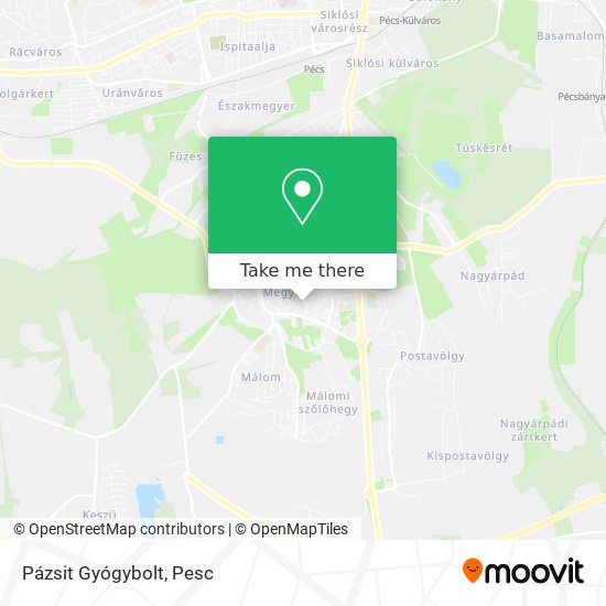 Pázsit Gyógybolt map