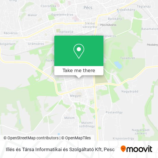 Illés és Társa Informatikai és Szolgáltató Kft map