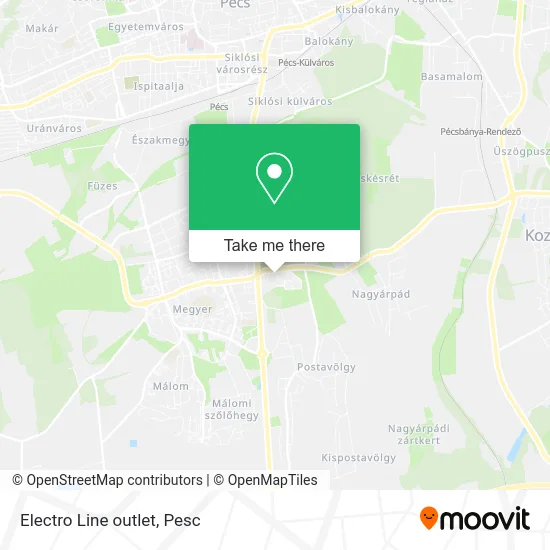 Electro Line outlet map