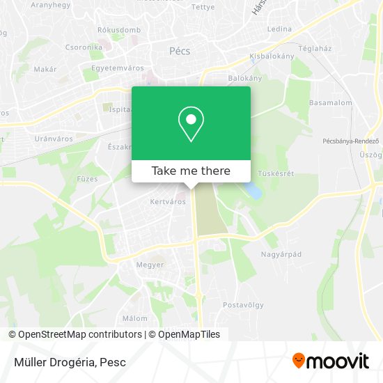Müller Drogéria map